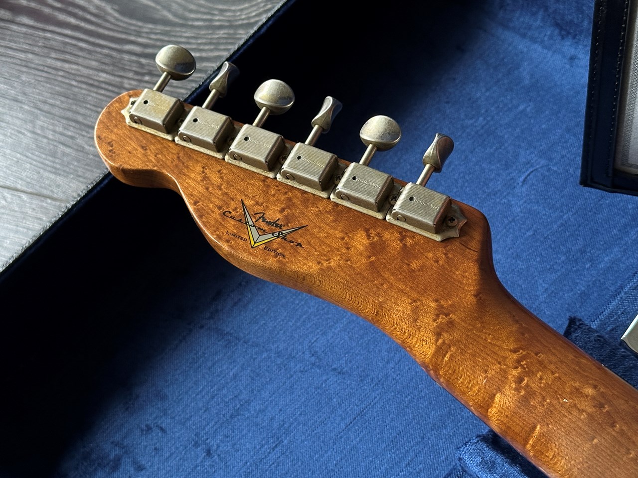 Fender Custom Shop Thinline Korina P90 Relic Telecaster Limited 2024 - Thumbnail 5