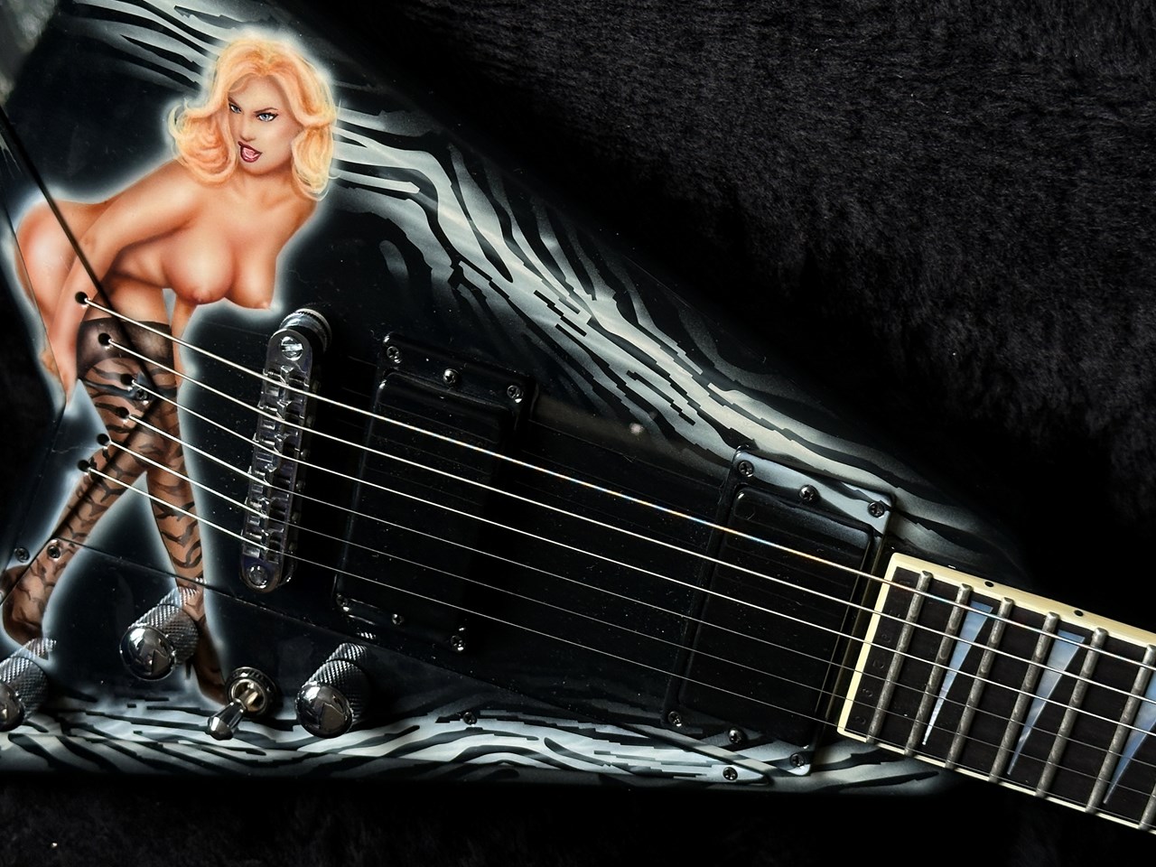 2007 Jackson USA Custom Shop RR1 Leopard Girl Graphic - Thumbnail 2