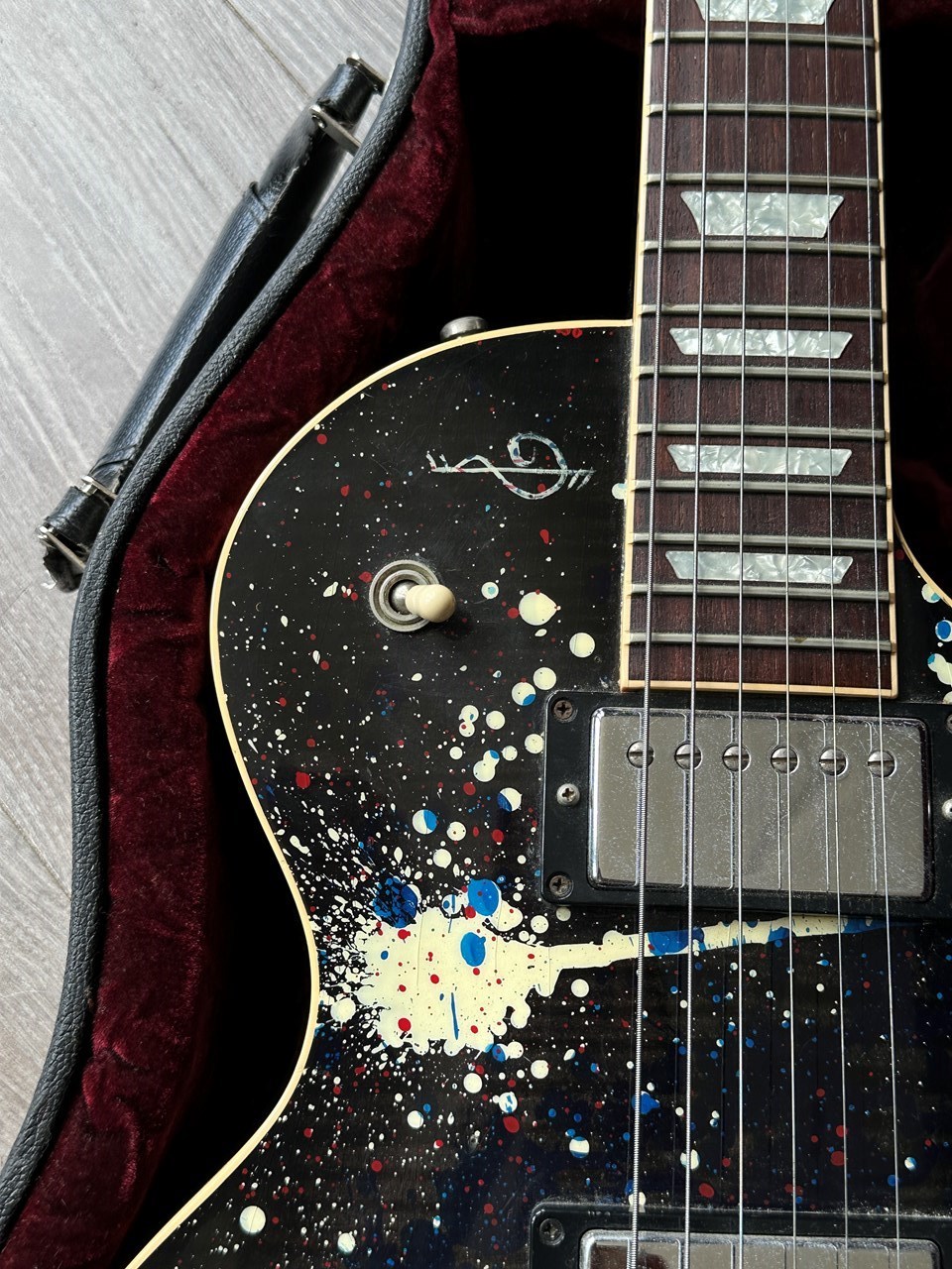 Gibson Les Paul Custom Shop Splatter Finish Unique One off - Thumbnail 3
