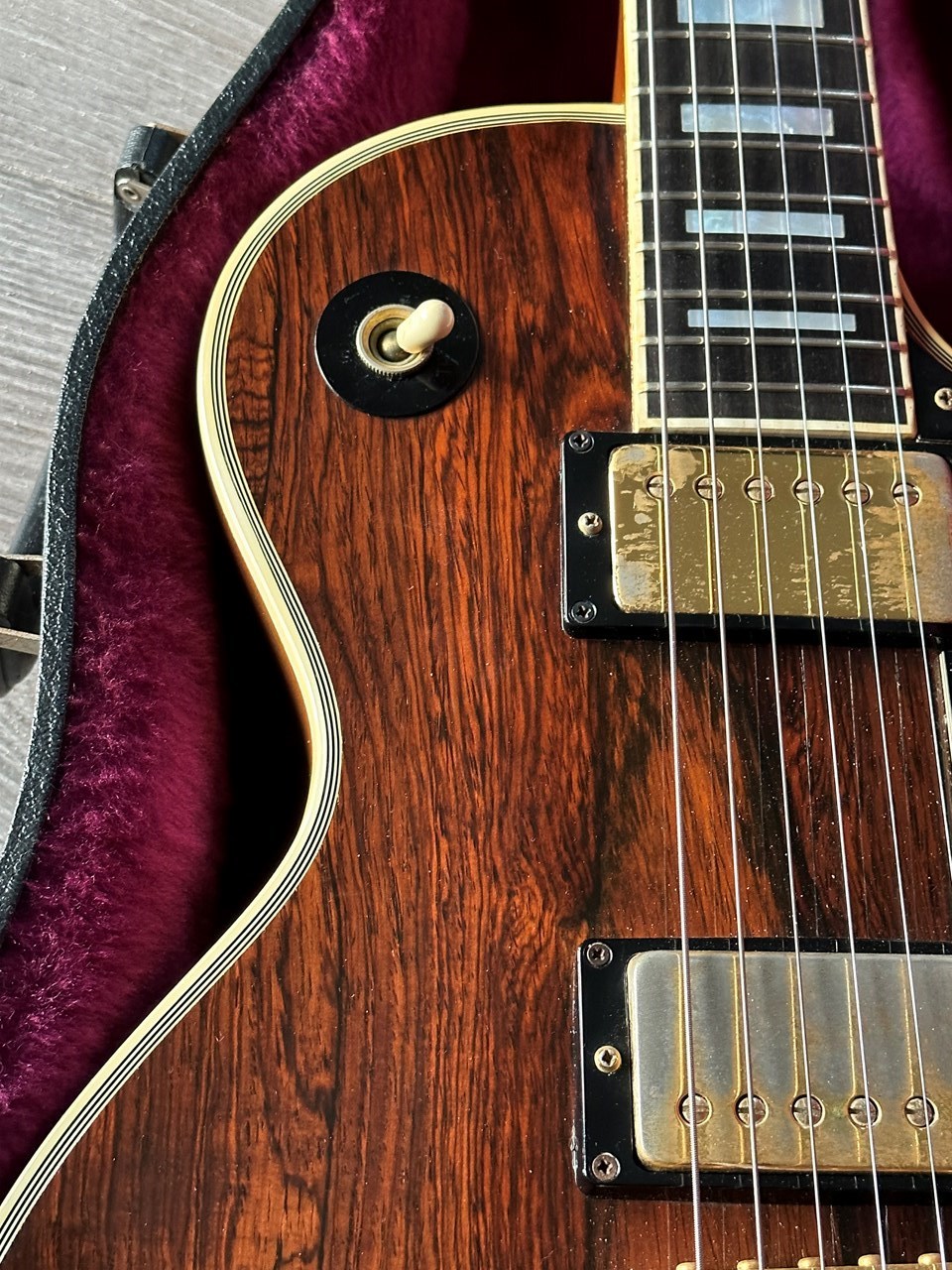 1975 Gibson Les Paul Custom Brazilian Rosewood Top with CITES - Image 1