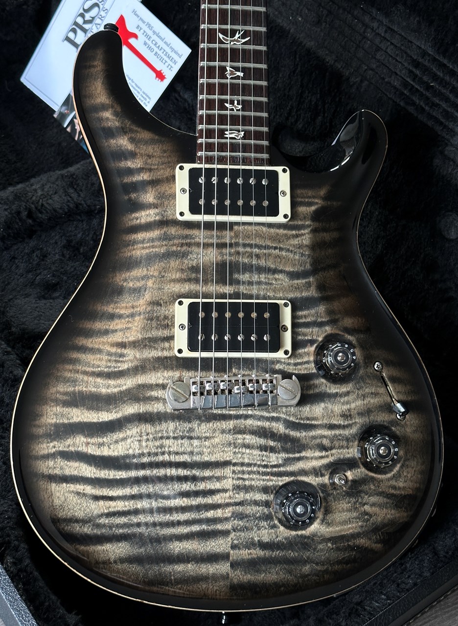 PRS Paul Reed Smith P22 Piezo & Stunning Charcoal Flametop - Thumbnail 5