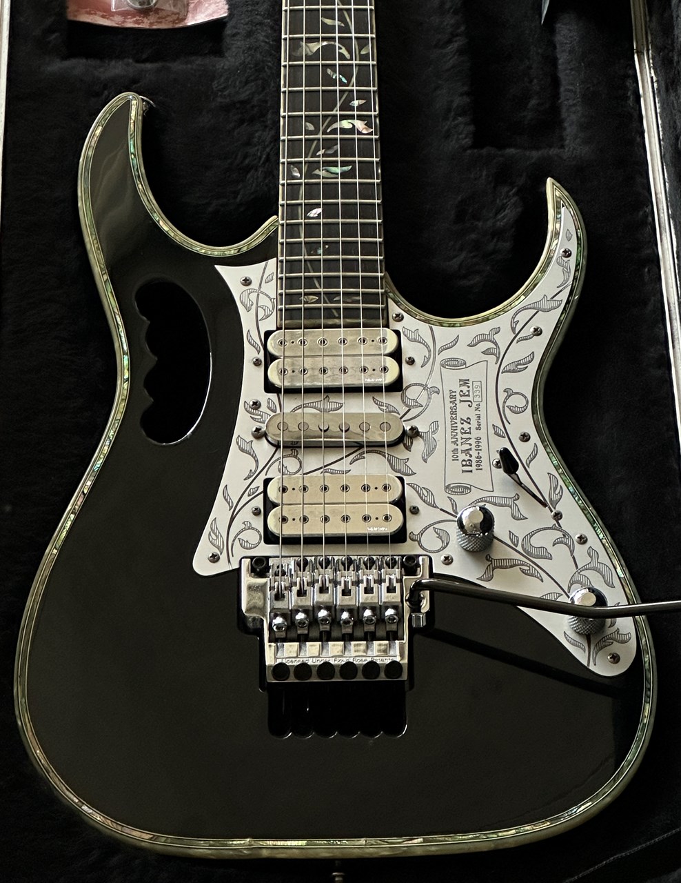 1996 Ibanez JEM 10th Anniversary Steve Vai Serial# 339 - Thumbnail 5