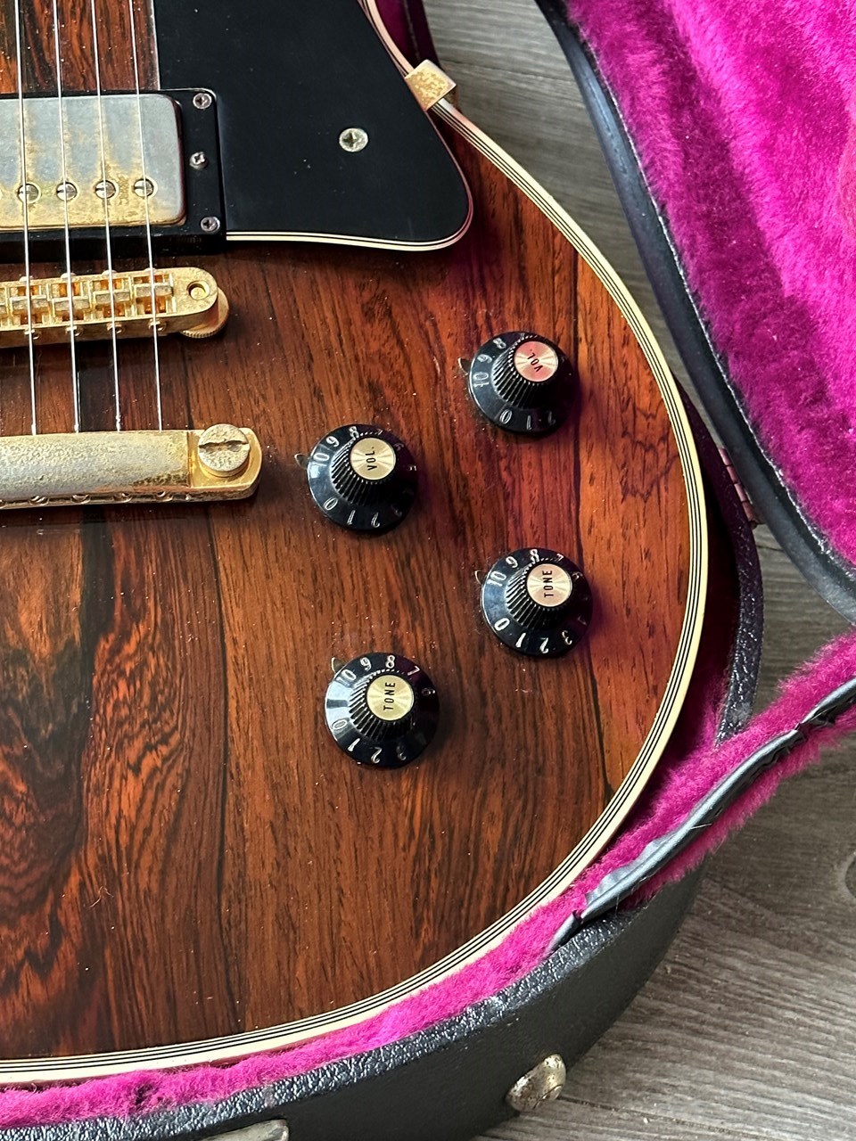 1975 Gibson Les Paul Custom Brazilian Rosewood Top with CITES - Thumbnail 6