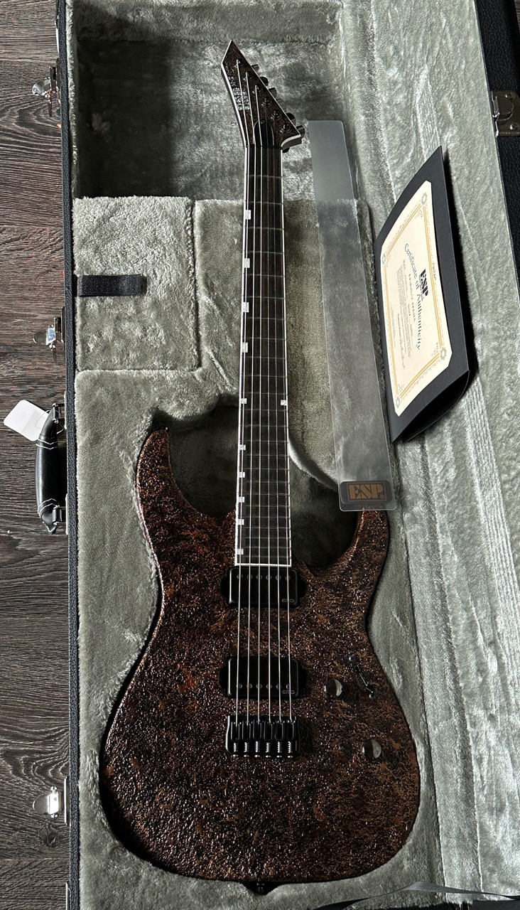 ESP Custom Shop Original Series M-II CTM NT Rust Copper Finish - Thumbnail 2