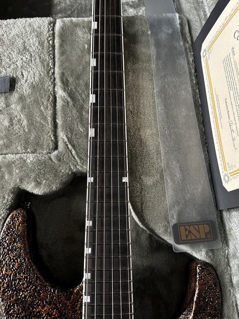 ESP Custom Shop Original Series M-II CTM NT Rust Copper Finish - Thumbnail 6