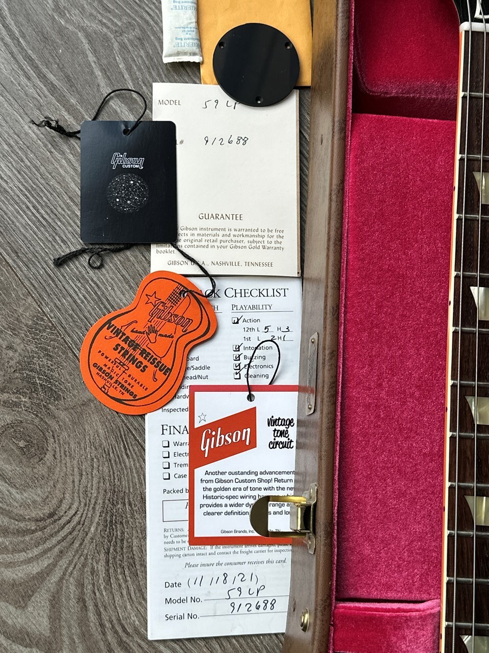 2021 Gibson Les Paul Standard 1959 VOS Lemon All Complete - Thumbnail 6