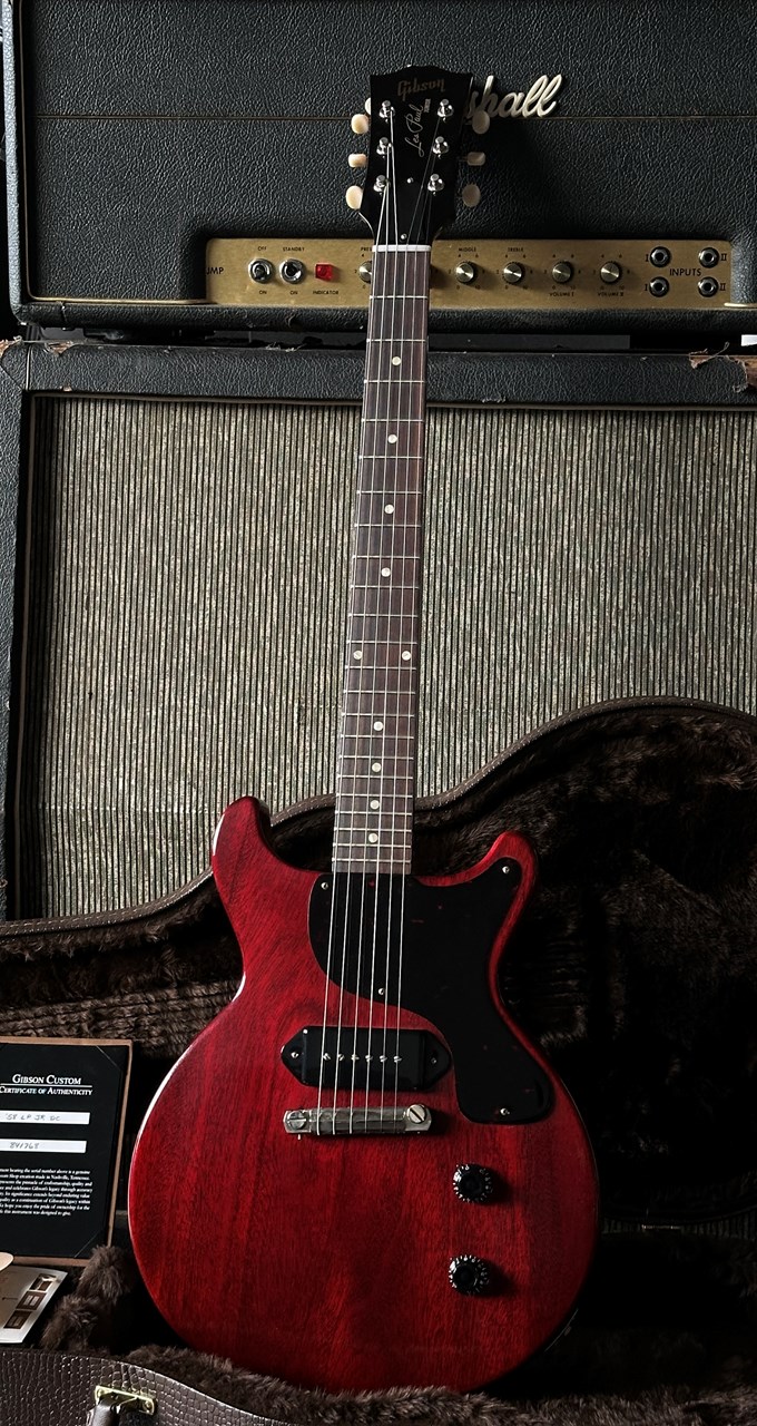 2024 Gibson Custom Shop 1958 Les Paul Junior Double Cut Reissue Cherry VOS - Thumbnail 2