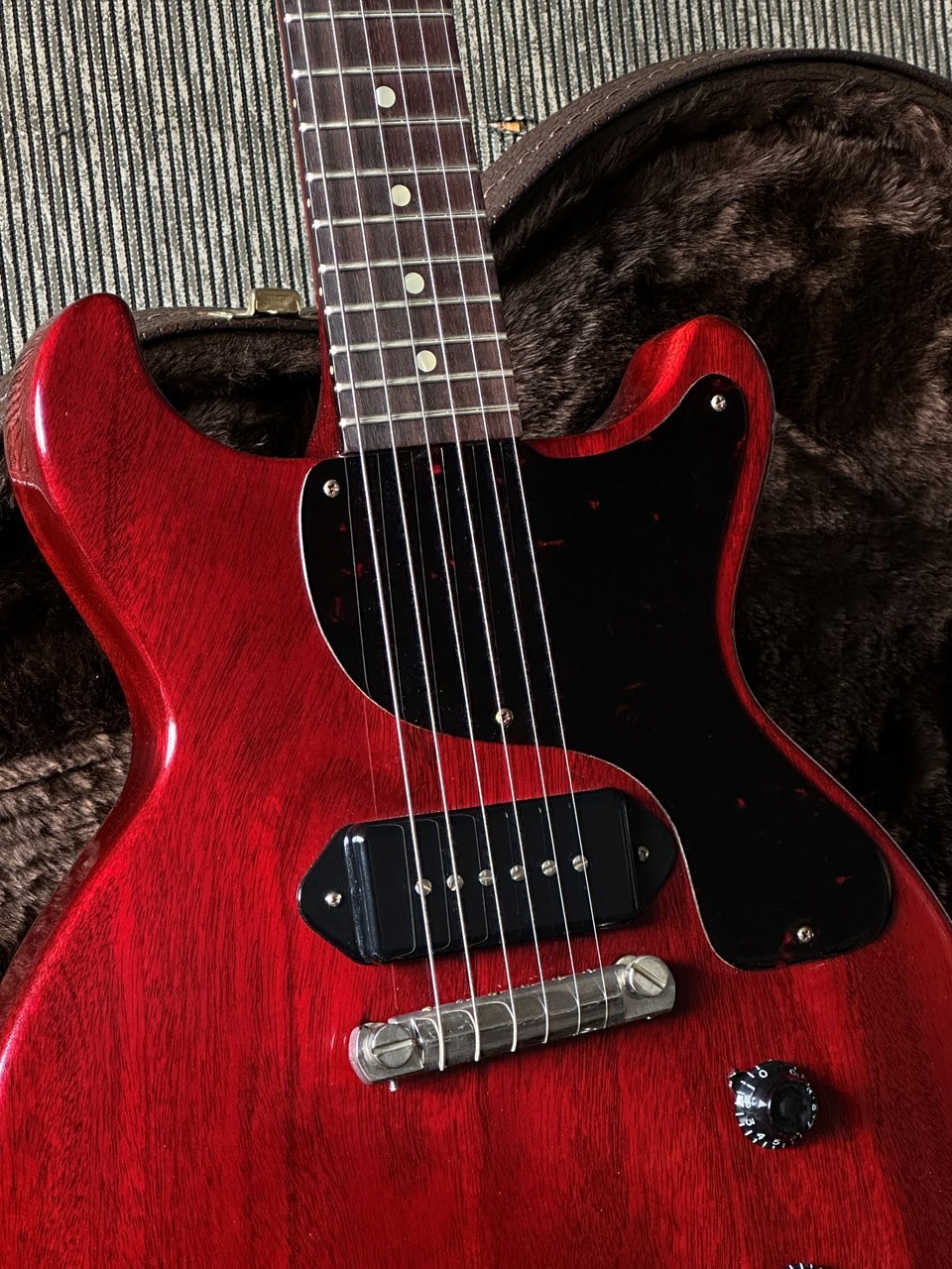 2024 Gibson Custom Shop 1958 Les Paul Junior Double Cut Reissue Cherry VOS - Thumbnail 3
