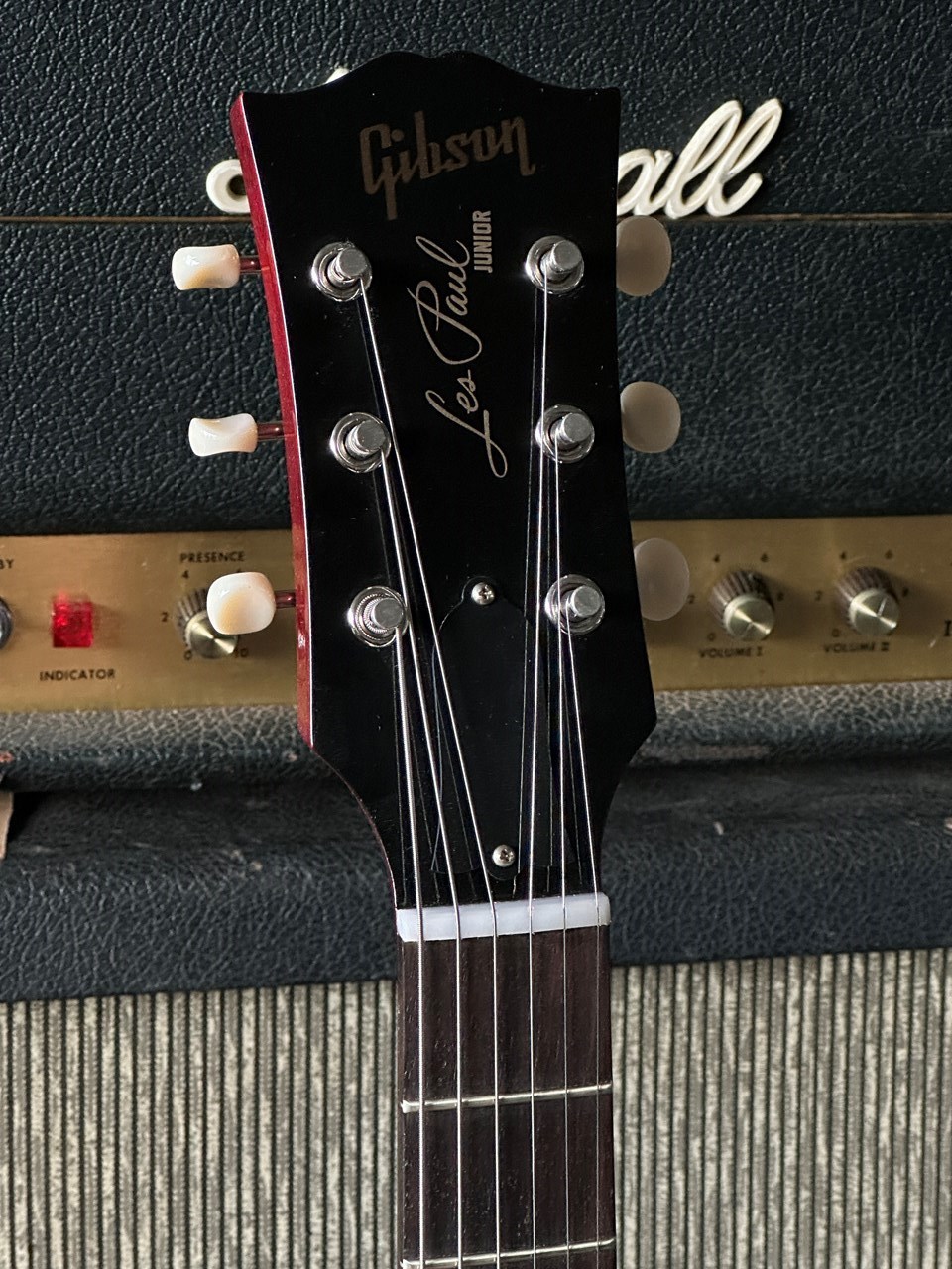 2024 Gibson Custom Shop 1958 Les Paul Junior Double Cut Reissue Cherry VOS - Thumbnail 5