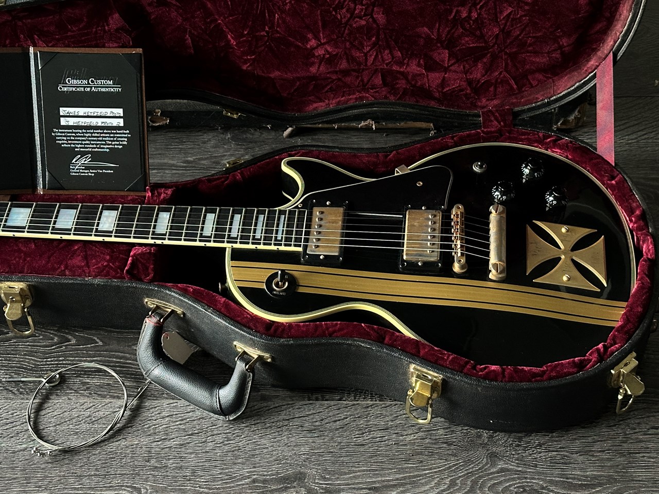 Gibson Les Paul Custom James Hetfield Iron Cross Prototype #2 Ultimate Collectable - Thumbnail 6