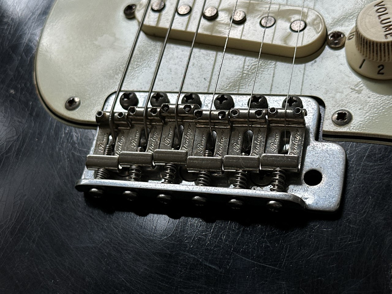 Kauffmann '63 S Black Handbuilt Old Headstock Scooped Pick-Ups John Mayer Tone - Thumbnail 3