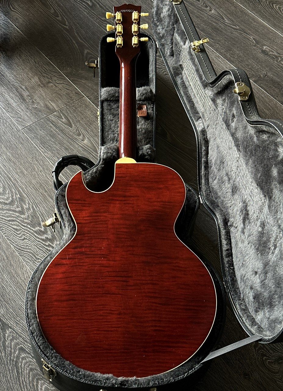 1997 Gibson L-4 CES Winered Spruce Top Figured Maple Back & Sides - Thumbnail 5