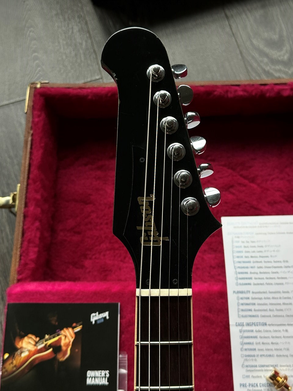 Gibson Firebird V Pelham Blue Vibrola Limited Edition - Thumbnail 6