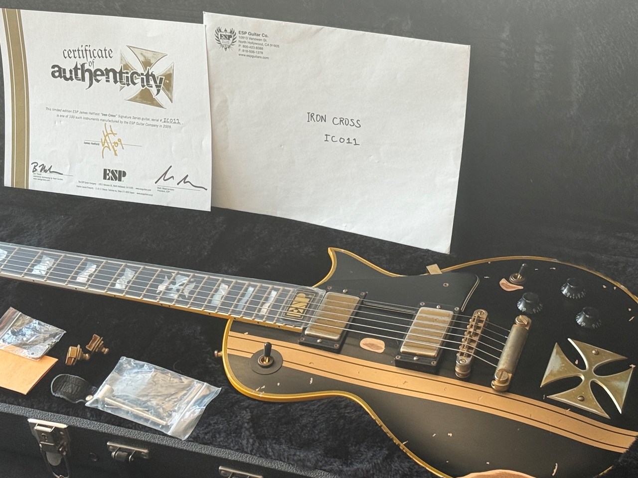 ESP Iron Cross James Hetfield Serial# 11 of 100 Kiso Custom Shop - Thumbnail 2