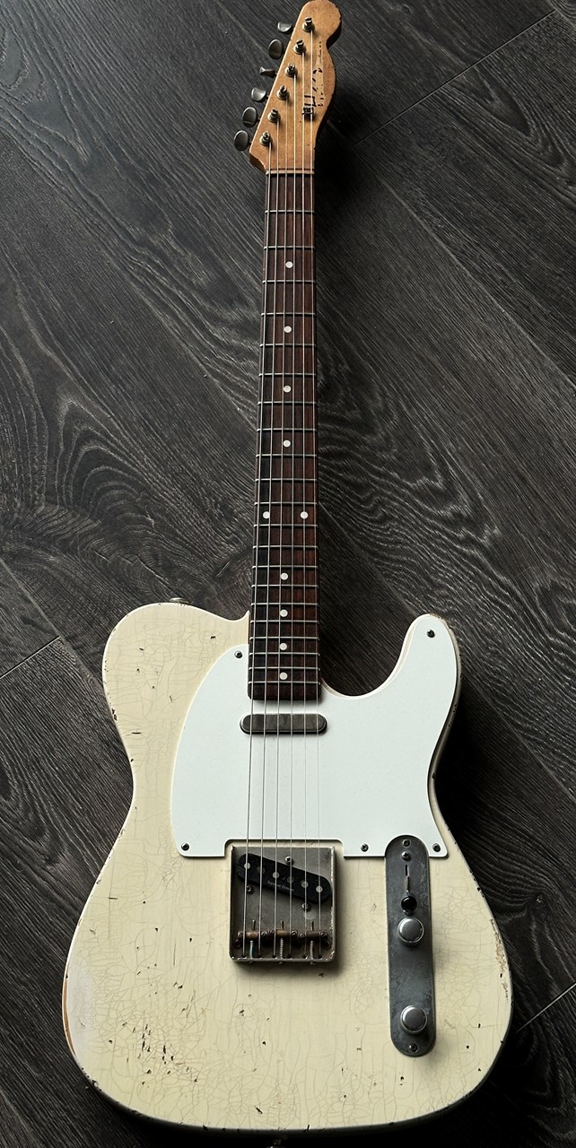 Haar T Tele Old Headstock Ash Body Blonde Aged Nitro 3kg Light - Thumbnail 5