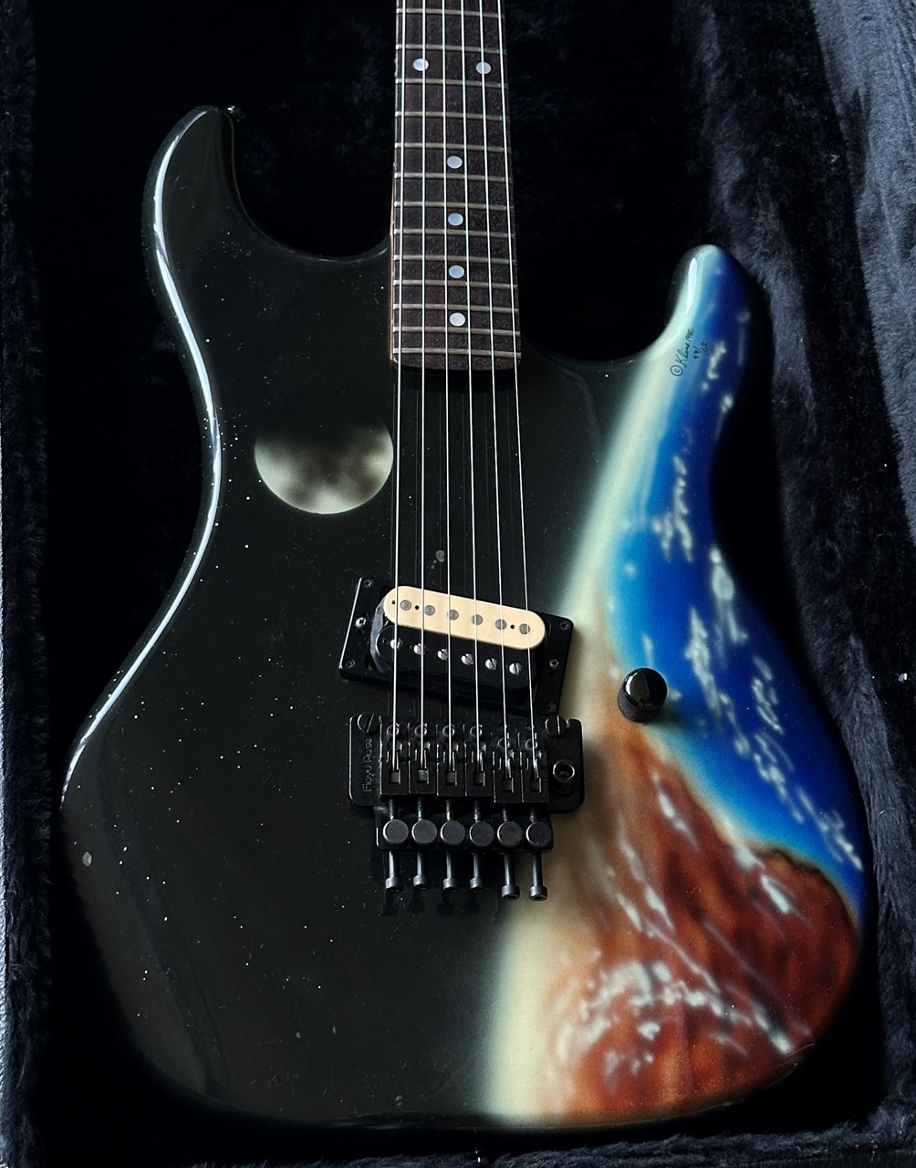1986 Kramer Baretta USA Dennis Kline Earth Graphic #47 of 62 - Thumbnail 6