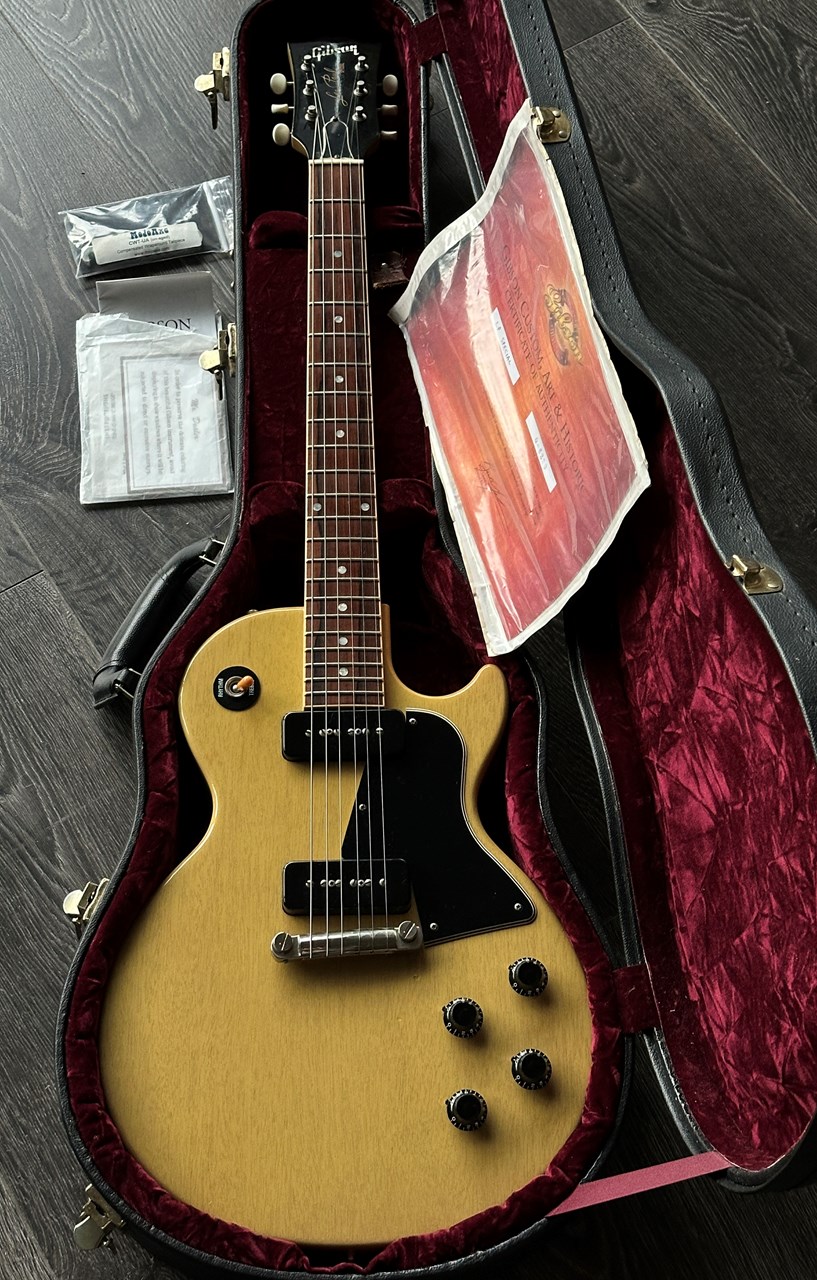 Gibson Les Paul Special 1960 Historic Reissue TV Yellow with COA & Case - Thumbnail 2