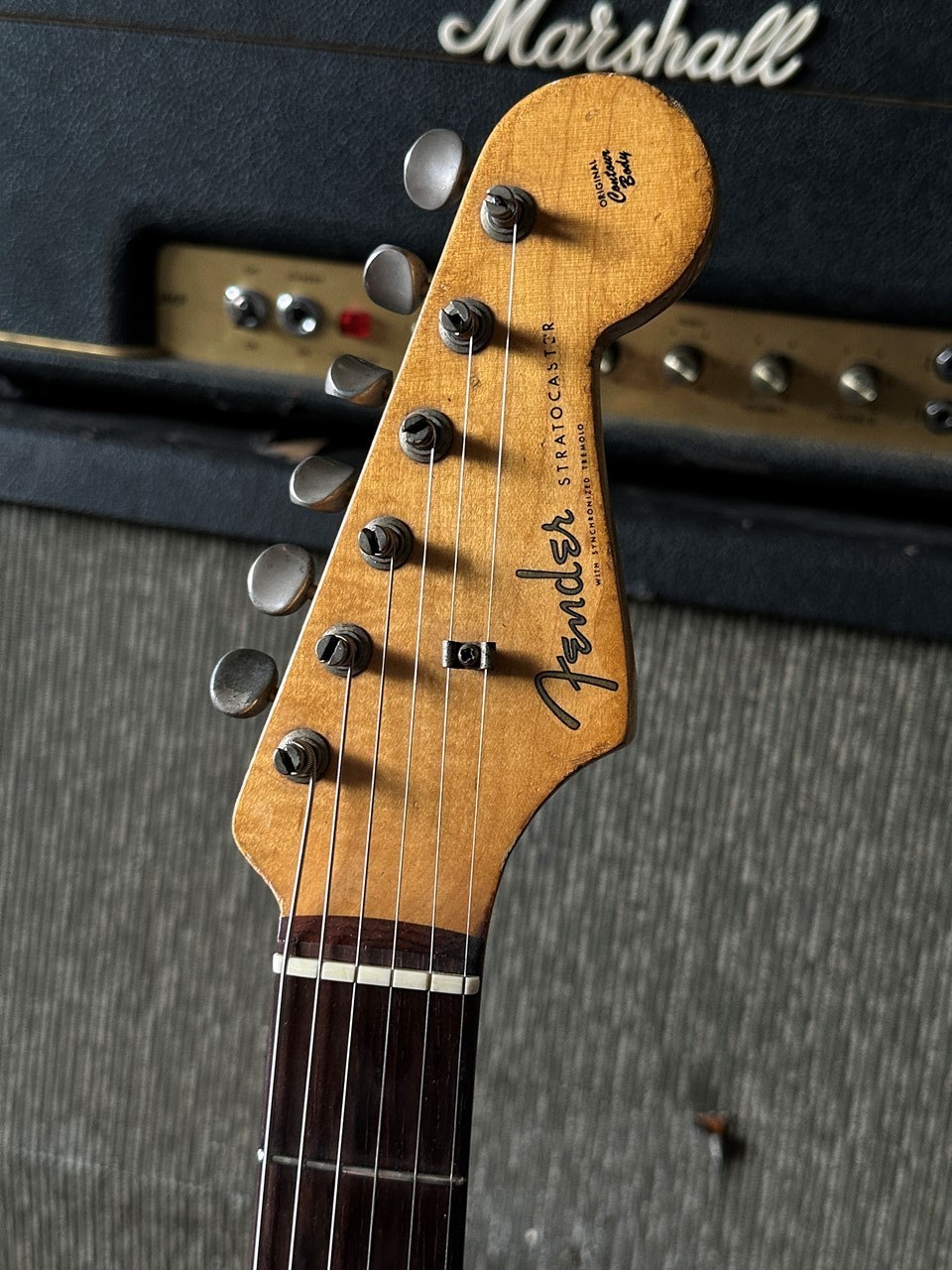 1959 Fender Stratocaster Candy Apple Red Refin Body - Thumbnail 2