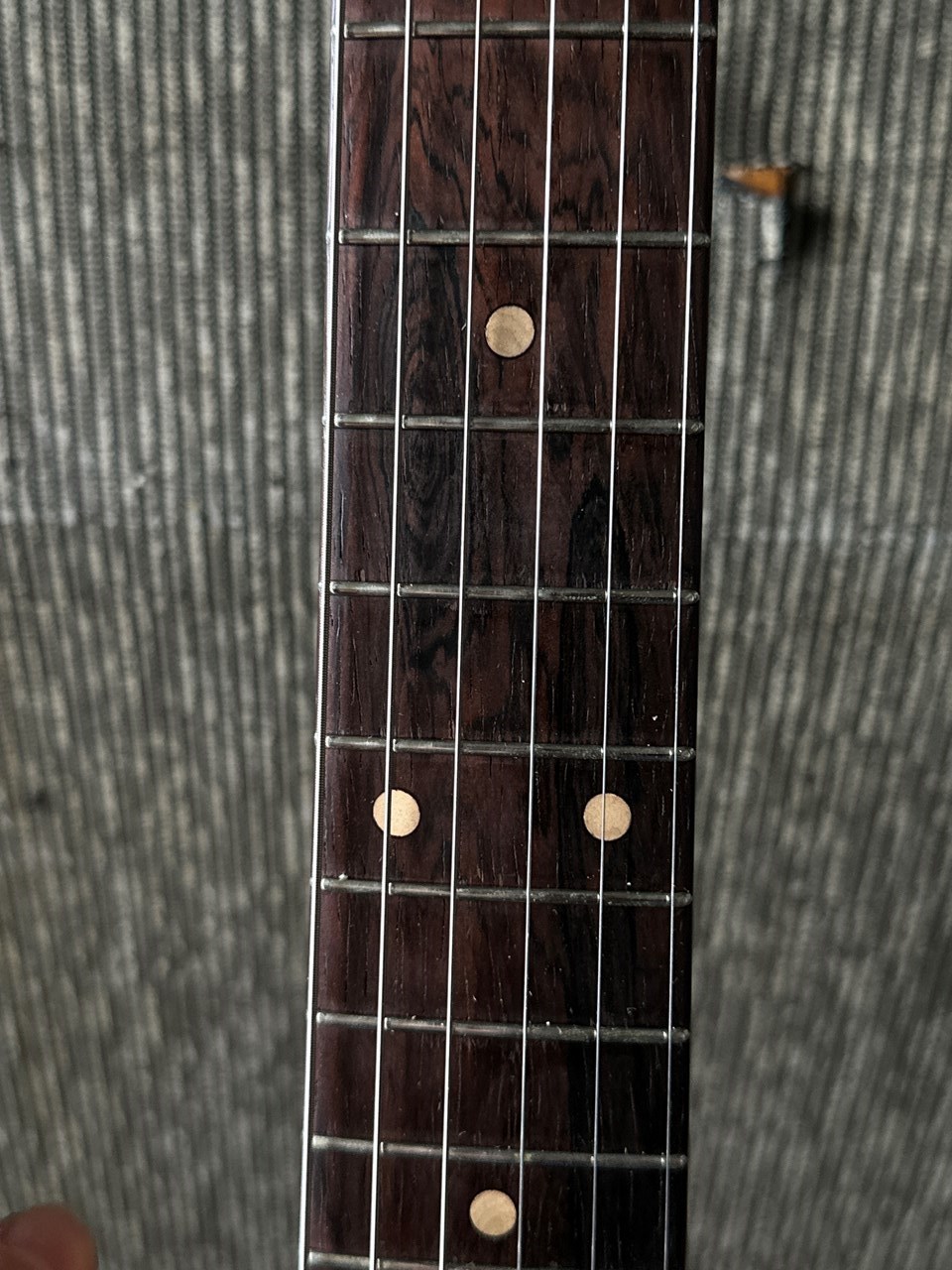 1959 Fender Stratocaster Candy Apple Red Refin Body - Thumbnail 3