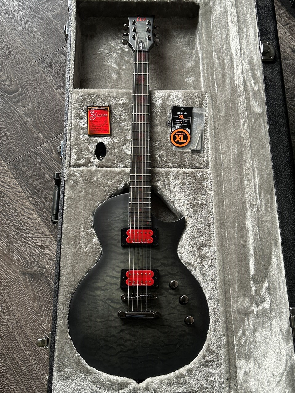 ESP LTD BB-600B Baritone Ben Burnley 27'' with Piezo & Case - Thumbnail 3