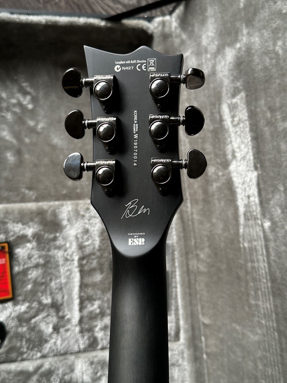 ESP LTD BB-600B Baritone Ben Burnley 27'' with Piezo & Case - Thumbnail 6
