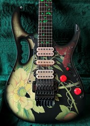 1990 Ibanez JEM 77 FP Floral Pattern Steve Vai with Case