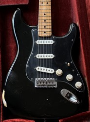 1975 Fender Stratocaster Black Tuxedo with Case