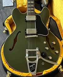 Gibson ES-345 1964 Historic Olive Drab Green VOS Limited Run 2016 with COA & Case