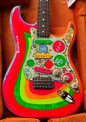 Fender Stratocaster George Harrison Rocky NEW Collectors Item Handpainted Fender