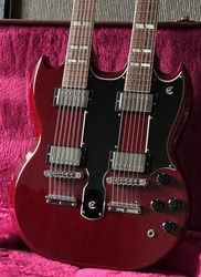 1990 Gibson EDS-1275 Cherry Red Double Neck with Original Case