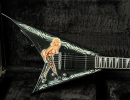 2007 Jackson USA Custom Shop RR1 Leopard Girl Graphic