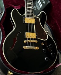 Gibson ES-359 Custom Shop Semi-Hollowbody Ebony with COA & Case