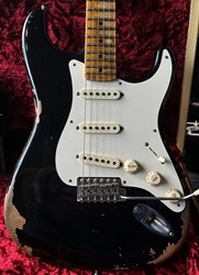 Fender Stratocaster 1957 Heavy Relic Black with COA & Case