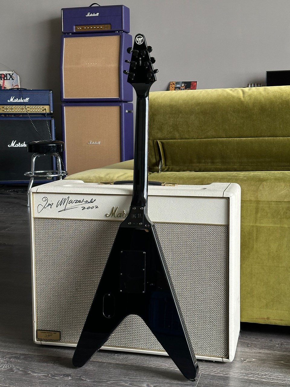 ESP Custom KH-1 Kirk Hammett V Metallica Sound - Thumbnail 5