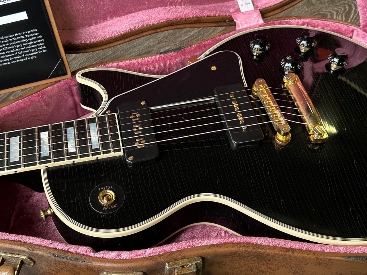 Gibson Les Paul Custom 1954 Aged Historic Reissue 4kg Light - Thumbnail 4