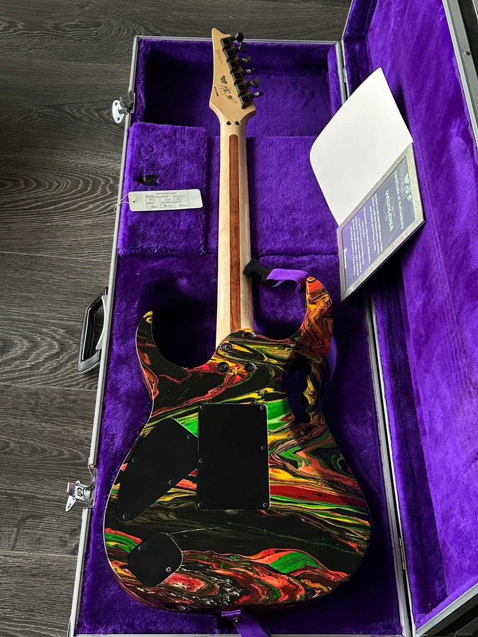 Ibanez JEM Y2K DNA Steve Vai Serial# 224 of 300 Great Swirl - Thumbnail 6