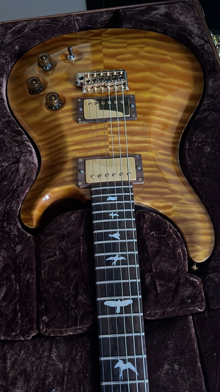 PRS Paul Reed Smith Private Stock DGT Ziricote Neck Vintage McCarty Burst - Thumbnail 4