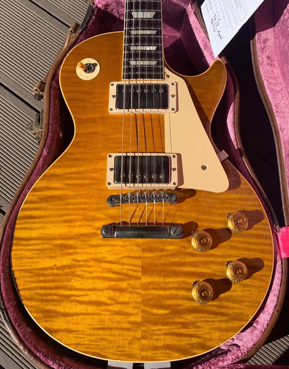 Gibson Les Paul Standard 1959 Tom Murphy Aged True Historic Lemonburst - Thumbnail 3