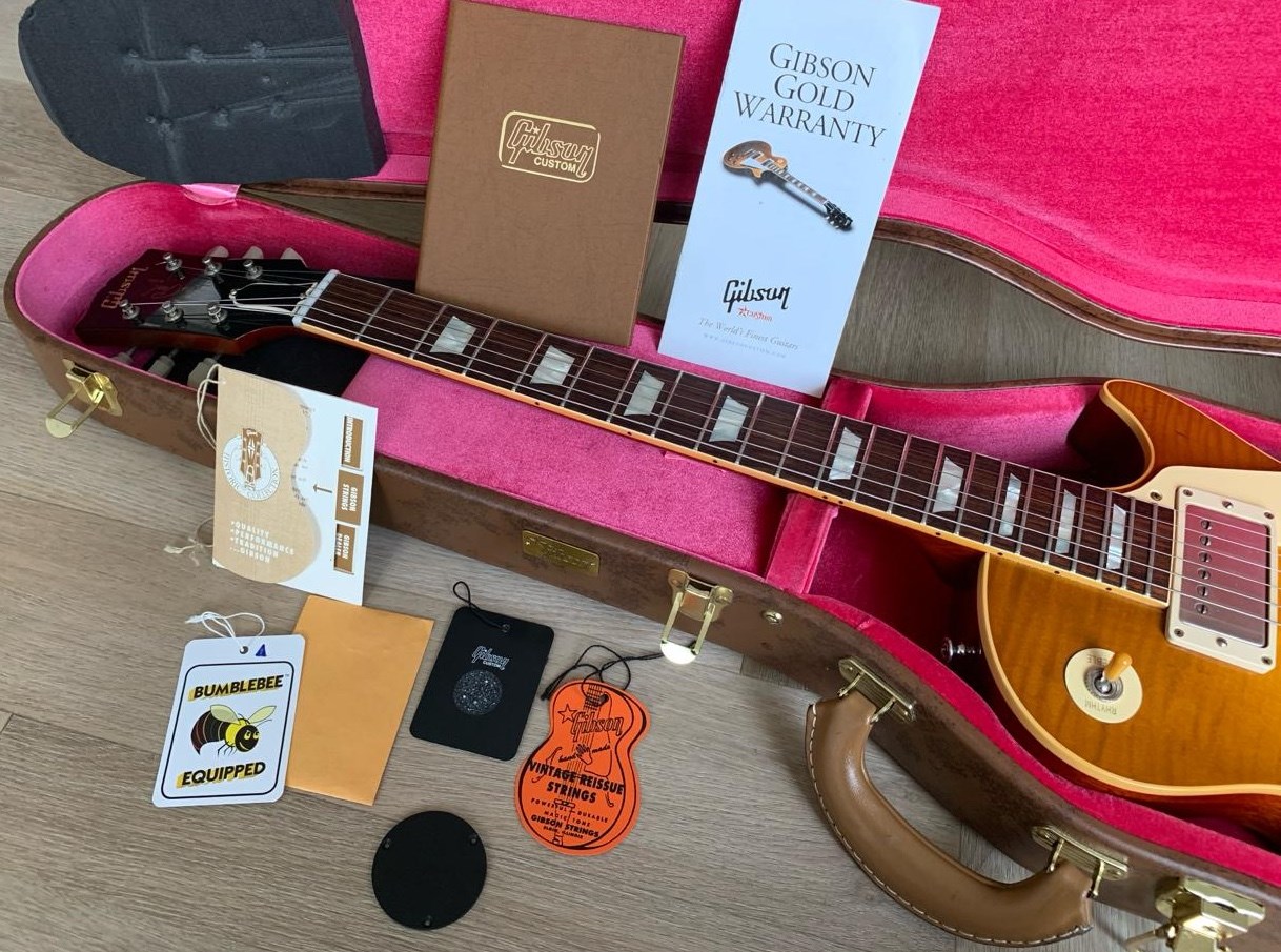 2018 Gibson Les Paul Standard 1959 Historic VOS Royal Tea Burst - Thumbnail 5