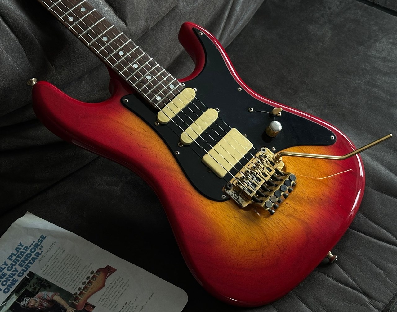 Valley Arts Steve Lukather Swamp Ash/Birdseye Maple Handsigned - Image 1