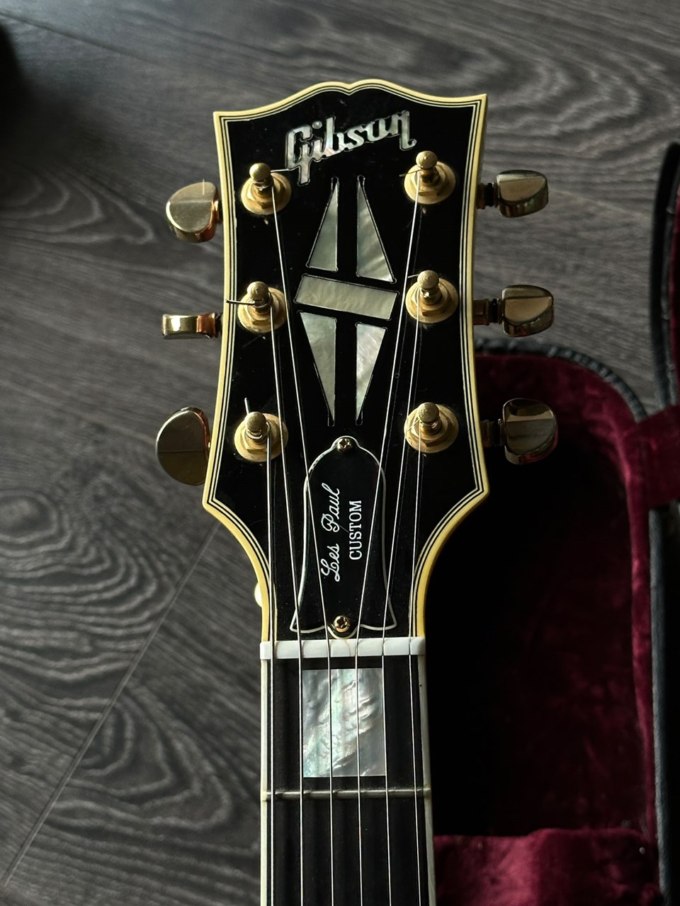 2001 Gibson Les Paul Custom Florentine Custom Shop Semi-Hollowbody - Thumbnail 3