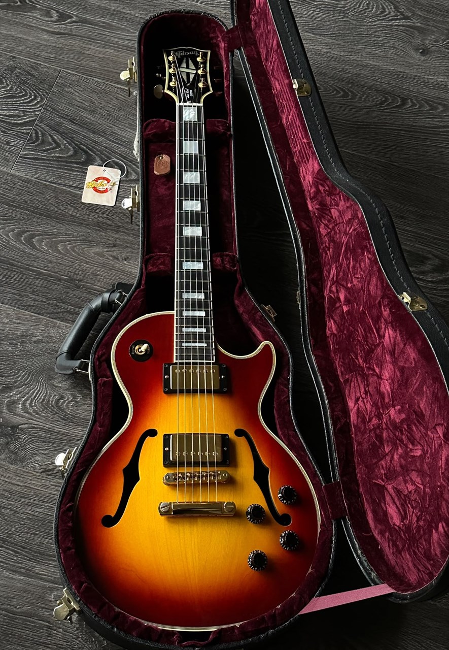 2001 Gibson Les Paul Custom Florentine Custom Shop Semi-Hollowbody - Thumbnail 4