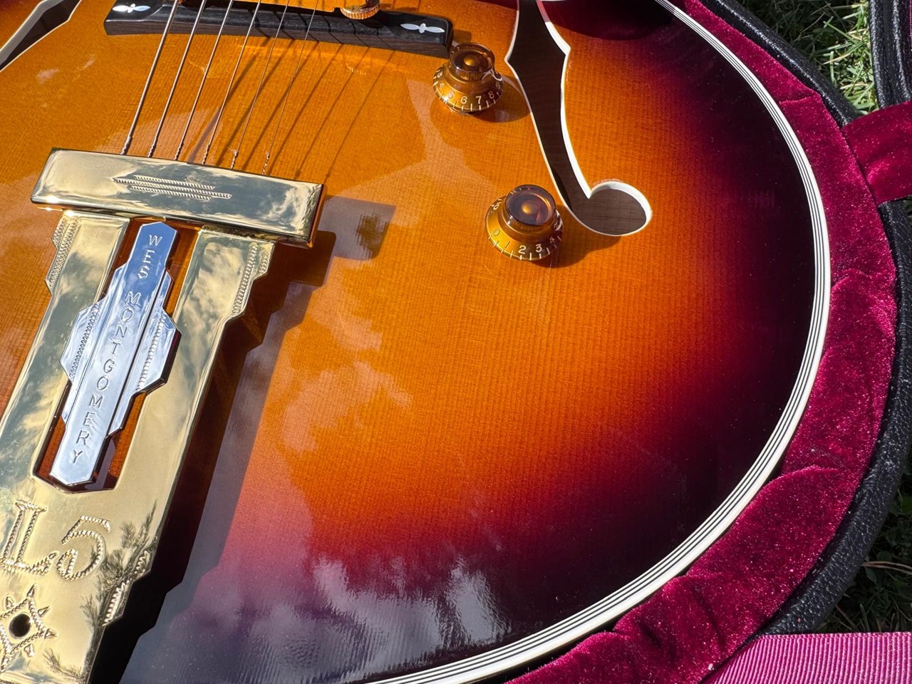 2014 Gibson Custom Shop L-5 CES Wes Montgomery Crimson Division - Thumbnail 6