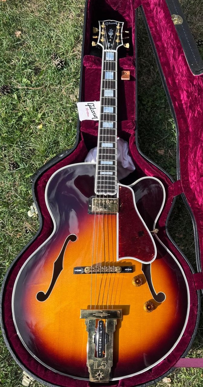 2014 Gibson Custom Shop L-5 CES Wes Montgomery Crimson Division - Thumbnail 4