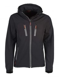 Softshell jas Clive zwart