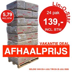 Vlasstrooisel 24 pak pallet Lin-O-Star 