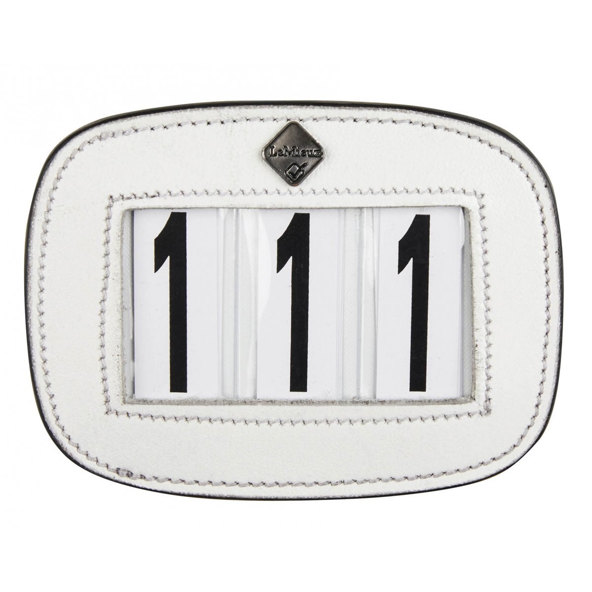 Hamag LeMieux Saddle Pad Number Holder White